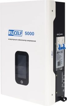 Стабилизатор напряжения Rucelf IS-5000 5кВА однофазный белый - купить недорого с доставкой в интернет-магазине