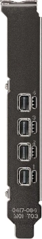 Видеокарта PNY PCI-E 3.0 T1000 NVIDIA T1000 4Gb 128bit GDDR6 1065/10000 mDPx4 HDCP Bulk low profile - купить недорого с доставкой в интернет-магазине