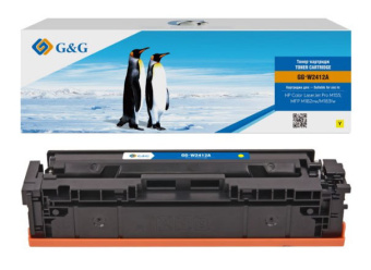 Картридж лазерный G&G GG-W2412A желтый (850стр.) для HP Color LaserJet Pro M155;MFP M182nw/M183fw - купить недорого с доставкой в интернет-магазине