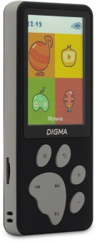 Плеер Hi-Fi Flash Digma S5 8Gb черный/серый/2.4"/FM/microSD/microSDHC - купить недорого с доставкой в интернет-магазине