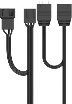 Корпус ID-Cooling View 500 черный без БП mATX 9x120mm 1xUSB2.0 1xUSB3.0 audio bott PSU - купить недорого с доставкой в интернет-магазине