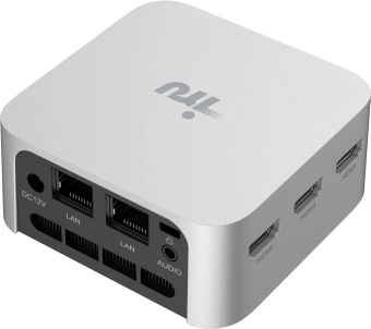 Неттоп IRU Planio 115 N100 (0.8) 16Gb SSD512Gb UHDG Windows 11 Pro 2xGbitEth WiFi BT серебристый (2099141) - купить недорого с доставкой в интернет-магазине