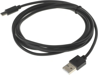Кабель USB (m)-USB Type-C (m) 2м черный - купить недорого с доставкой в интернет-магазине