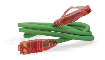 Патч-корд Hyperline PC-LPM-UTP-RJ45-RJ45-C5e-1.5M-LSZH-GN PC-LPM-UTP-RJ45-RJ45-C5E-1.5M UTP RJ-45 вил.-вилка RJ-45 кат.5E 1.5м зеленый LSZH (уп.:1шт) 24AWG - купить недорого с доставкой в интернет-магазине