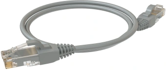 Патч-корд Sysmatrix PC 4545.5EU26.1LSZHGY U/UTP RJ-45 вил.-вилка RJ-45 кат.5E 1м серый LSZH - купить недорого с доставкой в интернет-магазине
