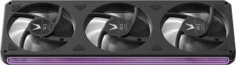 Вентилятор для корпуса Formula Air Fusion 3 BK ARGB 360х120x28 черный 4-pin 34.95дБ Ret - купить недорого с доставкой в интернет-магазине