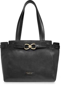 Сумка тоут женская The Bridge Isotta 04642501/30 черная натур.кожа - купить недорого с доставкой в интернет-магазине