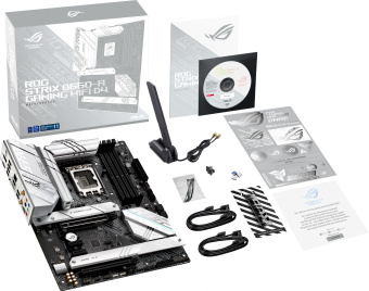 Материнская плата Asus ROG STRIX B660-A GAMING WIFI D4 Soc-1700 Intel B660 4xDDR4 ATX AC`97 8ch(7.1) 2.5Gg RAID+HDMI+DP - купить недорого с доставкой в интернет-магазине