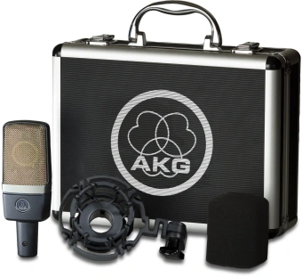 Микрофон проводной AKG C214 серый - купить недорого с доставкой в интернет-магазине