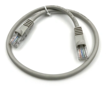 Патч-корд Buro UTP 4 пары cat5E CCA molded 0.25м серый RJ-45 (m)-RJ-45 (m) - купить недорого с доставкой в интернет-магазине