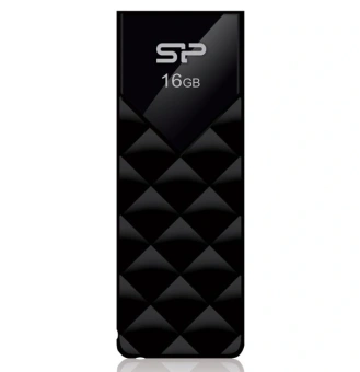 Флеш Диск Silicon Power 16GB Ultima U03 SP016GBUF2U03V1K USB2.0 черный - купить недорого с доставкой в интернет-магазине