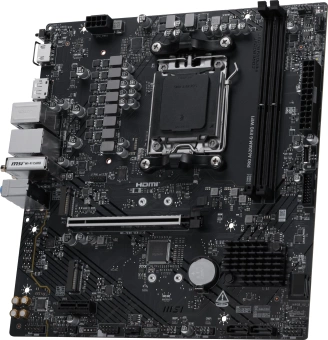Материнская плата MSI PRO A620AM-G EVO WIFI Socket AM5 AMD A620A 2xDDR5 mATX AC`97 8ch(7.1) 2.5Gg RAID+VGA+HDMI+DP - купить недорого с доставкой в интернет-магазине