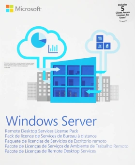 ПО Microsoft Windows Rmt Dsktp Svcs CAL 2019 MLP 5 User CAL 64 bit Eng BOX (6VC-03805) - купить недорого с доставкой в интернет-магазине