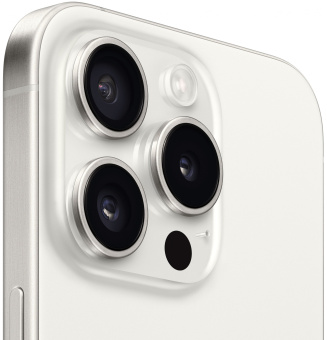 Смартфон Apple A3104 iPhone 15 Pro 256Gb белый титан моноблок 3G 4G 2Sim 6.1" 1179x2556 iOS 17 48Mpix 802.11 a/b/g/n/ac/ax NFC GPS Protect - купить недорого с доставкой в интернет-магазине
