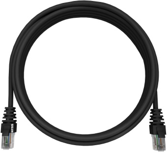 Патч-корд NTSS NTSS-PC-UTP-RJ45-5e-15.0-LSZH-BL UTP RJ-45 вил.-вилка RJ-45 кат.5E 15м черный LSZH 26AWG - купить недорого с доставкой в интернет-магазине