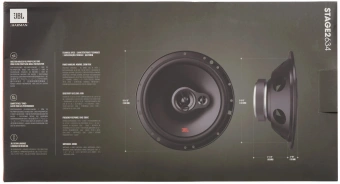 Колонки автомобильные JBL Stage2 634 250Вт 91дБ 4Ом 16см (6.5дюйм) (ком.:2кол.) коаксиальные трехполосные - купить недорого с доставкой в интернет-магазине