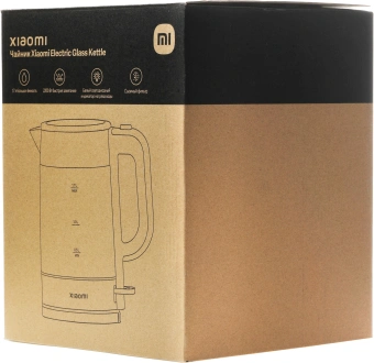 Чайник электрический Xiaomi Electric Glass Kettle RU 1.7л. 2200Вт прозрачный/черный корпус: стекло/пластик (BHR7490RU) - купить недорого с доставкой в интернет-магазине