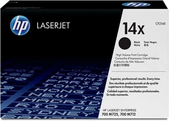 Картридж лазерный HP 14X CF214XH черный (17500стр.) для HP 700/M712 (техн.упак) - купить недорого с доставкой в интернет-магазине