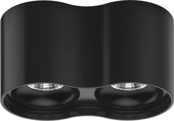 Светильник Gauss Overhead HD033 потолоч. 24Вт 3000K цв.св.:белый теплый черный - купить недорого с доставкой в интернет-магазине