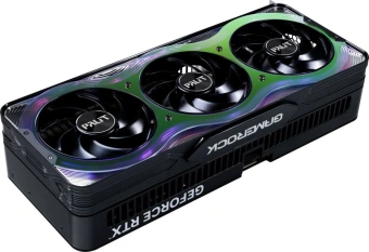Видеокарта Palit PCI-E PA-RTX5080 GAMEROCK OC NVIDIA GeForce RTX 5080 16Gb 256bit GDDR7 2295/30000 HDMIx1 DPx3 HDCP Ret - купить недорого с доставкой в интернет-магазине