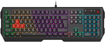 Клавиатура + мышь A4Tech Bloody B1700 клав:черный мышь:черный USB LED (B1700 (B140N + ES7 + BP-50M)) - купить недорого с доставкой в интернет-магазине