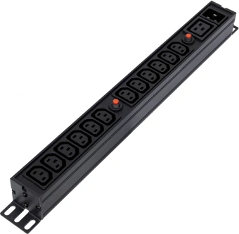 Блок распределения питания Powercom PDU-16A-type 1 (PDU-16AV14-12C3-C9-C2-2G) - купить недорого с доставкой в интернет-магазине