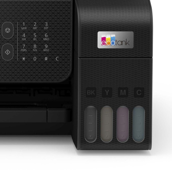 МФУ струйный Epson L5290 A4 WiFi USB RJ-45 черный - купить недорого с доставкой в интернет-магазине