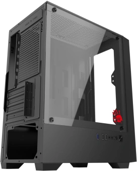 Корпус Bloody CC-123 черный без БП mATX 8x120mm 2xUSB2.0 1xUSB3.0 audio bott PSU - купить недорого с доставкой в интернет-магазине