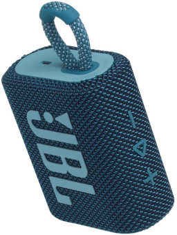 Колонка порт. JBL GO 3 синий 4.2W 1.0 BT 10м (JBLGO3BLU) - купить недорого с доставкой в интернет-магазине