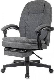 Кресло руководителя Бюрократ CH-868MSG-BF серый 3C1 крестов. пластик подст.для ног пластик черный - купить недорого с доставкой в интернет-магазине