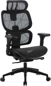 Кресло Cactus CS-MC555 черный сетка с подголов. крестов. пластик пластик черный - купить недорого с доставкой в интернет-магазине