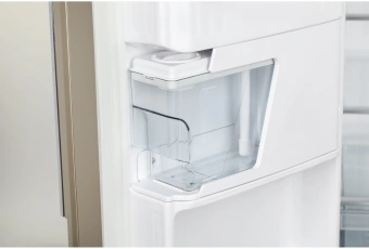 Холодильник Hitachi R-W660PUC7 GBE 2-хкамерн. бежевый стекло инвертер - купить недорого с доставкой в интернет-магазине