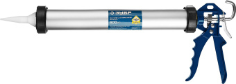 Пистолет для герметика Зубр 06633-60 механический закрытый серебристый/черный - купить недорого с доставкой в интернет-магазине