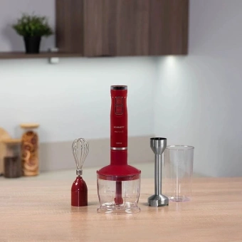 Блендер погружной Scarlett SC-HB42F68 1600Вт красный - цена, купить или заказать с доставкой в интернет-магазине Блендер погружной Scarlett SC-HB42F68 1600Вт красный - купить недорого с доставкой в интернет-магазине