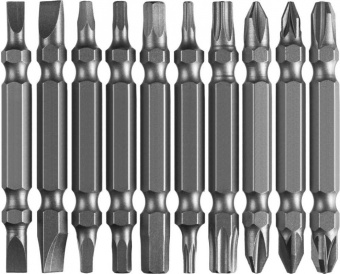 Набор бит Зубр 26089-H10 (10пред.) для шуруповертов - купить недорого с доставкой в интернет-магазине