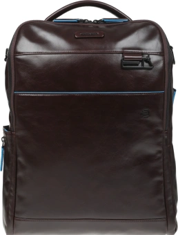 Рюкзак мужской Piquadro Blue Square Revamp CA4818B2V/MO коричневый кожа - купить недорого с доставкой в интернет-магазине