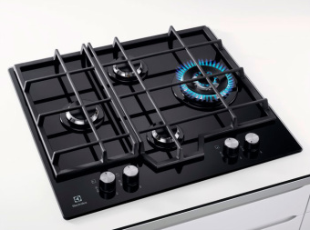 Газовая варочная поверхность Electrolux KGG6456K черный - купить недорого с доставкой в интернет-магазине