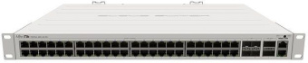 Коммутатор MikroTik CRS354-48G-4S+2Q+RM 1x100Мбит/с 48x1Гбит/с 4SFP+ 2xQSFP+ управляемый - купить недорого с доставкой в интернет-магазине