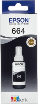 Чернила Epson 664 C13T664198 (аналог C13T66414A) черный 70мл для Epson L100 - купить недорого с доставкой в интернет-магазине