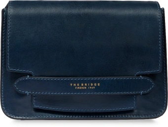 Сумка женская The Bridge Lucrezia 04193001/YH темно-синяя натур.кожа - купить недорого с доставкой в интернет-магазине