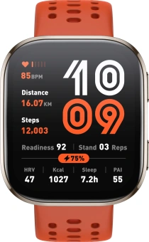 Смарт-часы Amazfit Bip 6 A2435 1.97" AMOLED корп.серый рем.красный разм.брасл.:130-195мм (6970100377880) - цена, купить или заказать с доставкой в интернет-магазине Смарт-часы Amazfit Bip 6 A2435 1.97" AMOLED корп.серый рем.красный разм.брасл.:130-195мм (6970100377880) - купить недорого с доставкой в интернет-магазине