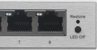 Коммутатор Zyxel GS1200-8HPV3-EU0101F (L2) 8x1Гбит/с 4PoE+ 68W управляемый - купить недорого с доставкой в интернет-магазине