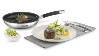 Сковорода Rondell Prime RDS-1678 круглая 28см покрытие: Eclipse ручка несъемная (без крышки) стальной - купить недорого с доставкой в интернет-магазине