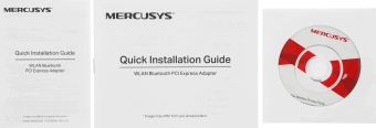 Сетевой адаптер Wi-Fi + Bluetooth Mercusys MA70XE AX1800 PCI Express (ант.внеш.несъем.) 2ант. - купить недорого с доставкой в интернет-магазине