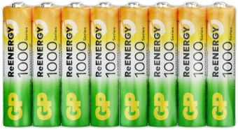 Аккумулятор GP 100AAAHCRGY-B AAA NiMH 1000mAh (16шт) спайка - купить недорого с доставкой в интернет-магазине