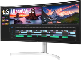 Монитор LG 38" UltraWide 38WN95C-W белый IPS LED 21:9 HDMI M/M матовая HAS Piv 450cd 178гр/178гр 3840x1600 144Hz G-Sync DP UW USB 8.32кг - цена, купить или заказать с доставкой в интернет-магазине Монитор LG 38" UltraWide 38WN95C-W белый IPS LED 21:9 HDMI M/M матовая HAS Piv 450cd 178гр/178гр 3840x1600 144Hz G-Sync DP UW USB 8.32кг - купить недорого с доставкой в интернет-магазине