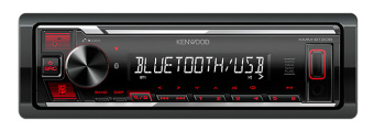 Автомагнитола Kenwood KMM-BT208 1DIN 4x50Вт - купить недорого с доставкой в интернет-магазине