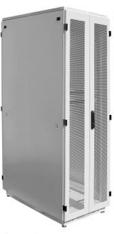Шкаф серверный ЦМО (ШТК-М-42.8.10-48АА) напольный 42U 800x1000мм пер.дв.перфор. задн.дв.перфор.2-хст. 2 бок.пан. направл.под закл.гайки 710кг серый 855мм 129.15кг 180град. 2030мм IP20 сталь - купить недорого с доставкой в интернет-магазине