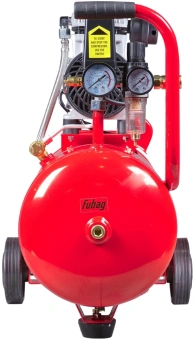 Компрессор поршневой Fubag OLS 180/24 CM1.2 Set 4.1 безмасляный 180л/мин 24л 900Вт красный/черный - купить недорого с доставкой в интернет-магазине