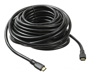 Кабель аудио-видео Buro HDMI 2.0 HDMI (m)/HDMI (m) 15м. Позолоченные контакты черный (BHP HDMI 2.0-15) - купить недорого с доставкой в интернет-магазине